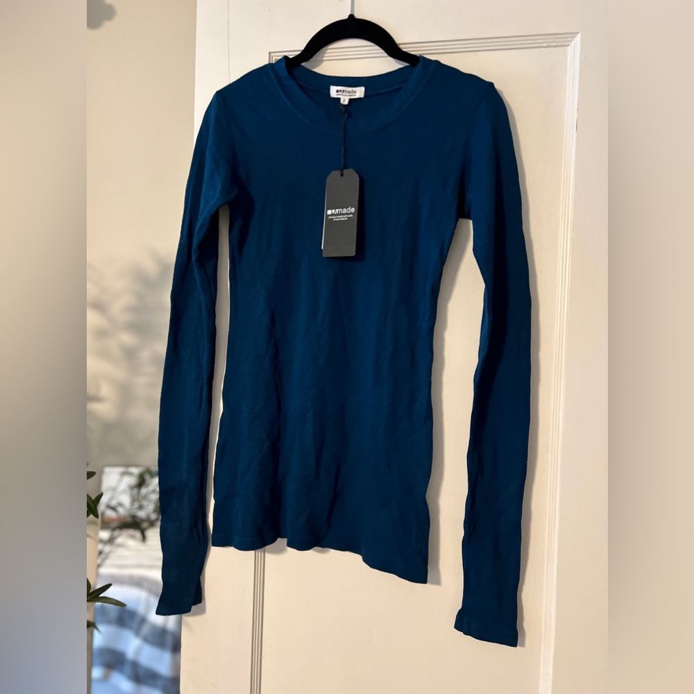 LA Made Dark Teal Thermal Top